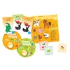Happy Hoppy: Angličtina pro děti – komplet her, pracovní listy, dvoje kartičky a CD