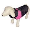 Černo-růžová bunda pro psa | Rozměr: 27 cm | Růžová