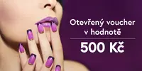 Otevřený voucher v hodnotě 500 Kč