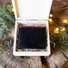 Pánská peněženka v dárkové krabičce MK04 | Balení: Vánoční motiv | Černá / červená