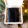 Pánská peněženka v dárkové krabičce MK05 | Balení: Vánoční motiv | Černá / červená