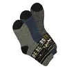 Pánské ponožky Alpaka se vzorem (3 pack) | Velikost: 40-43 | Šedá, modrá, tmavě šedá