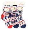 3x dámské zimní huňaté extra teplé protiskluzové ponožky