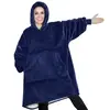Oversize mikinová deka | Modrá