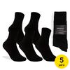 5 párů bavlněných zdravotních ponožek s volným nesvíravým lemem 41021 | Velikost: 35-38