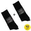 10 párů dámských dámských zdravotních ponožek s volným lemem 12712 | Velikost: 35-38