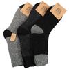 3 pack pánských ponožek alpaka | Černá, tmavě šedá, světle šedá