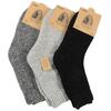 3 pack dámských ponožek alpaka | Světle šedá, tmavě šedá, černá