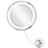 LED zrcadlo 10x zvětšení, 18cm, bílá