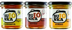 Výhodná sada: hovězí, kuřecí, zeleninová (á 330 g)