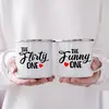 Sada plecháčků s podtácky Flirty-Funny