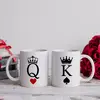 Sada hrnečků s podtácky Q, K