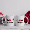 Sada hrnečků s podtácky Angel, Devil