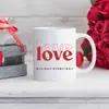 Hrneček s podtáckem Love all day