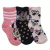 Dívčí ponožky 3 pack: Minnie | Velikost: 23-26 | Růžová/navy modrá