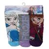 Dívčí ponožky 3 pack: Frozen | Velikost: 23-26 | Modrá/šedá/fialová