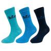 Dětské ponožky 3 pack - Lee Cooper | Velikost: 23-26 | Modrá