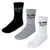 Unisex ponožky 3 pack - Lee Cooper | Velikost: 39-42 | Černá/šedá/bílá