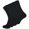 Ponožky pánské COMFORT - 4 páry | Velikost: 43-46 | Černá