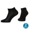SCHOLL Ponožky dámské Soft COMFORT COTTON černé kotníkové - 2 páry v balení | Velikost: 35-38 | Černá