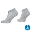 SCHOLL Ponožky dámské Soft COMFORT COTTON šedé kotníkové - 2 páry v balení | Velikost: 39-42 | Šedá