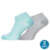SCHOLL Ponožky dámské COOL ARIKOOL šedá/mátová - 2 páry v balení | Velikost: 35-38 | Šedá a mátová