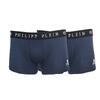 2x boxerky Philip Plein - tmavě modrá | Rozměr: L