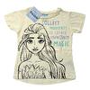 Dívčí triko s krátkým rukávem - Frozen | Velikost: 104 | Světle žlutá