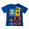 Chlapecké triko s krátkým rukávem - Star Wars | Velikost: 110 | Modrá