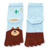 Dětské prstové ponožky - medvěd hnědý | Velikost: 3-6 let