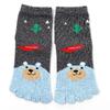 Dětské prstové ponožky - medvěd modrý | Velikost: 3-6 let