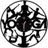 Hodiny vinyl - Yoga