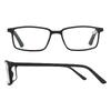 Brýle na počítač V3064 tmavé | Velikost: +0,00 bez dioptrií | Černá