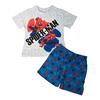 Chlapecké pyžamo s kraťasy a krátkým rukávem - Spider-Man | Velikost: 104 | Šedá/modrá