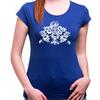 Dámské tričko - Lidový vzor | Velikost: XS | Modrá