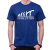 Unisex vodácké tričko – Evoluce vodáka | Rozměr: S | Modrá
