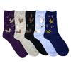 Dámské klasické ponožky 5 pack | Velikost: 35-39 | Vzor VEVERKY mix