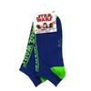 Pánské kotníkové ponožky - Star Wars | Velikost: 39-42 | Navy modrá/Zelená