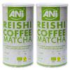 Matcha Reishi BIO instantní káva s Lions’s Mane – Cordyceps, 2x 100 g
