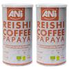 Papaya Reishi BIO instantní káva s Lions’s Mane – Cordyceps, 2x 100 g