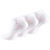 3 páry unisex kotníkových ponožek | Velikost: 35-38 | Bílá