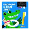 Krokodýl si čistí zuby - leporelo - maluj vodou