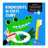 Krokodýl si čistí zuby - leporelo - maluj vodou