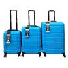 Sada 3 skořepinových kufrů JB 2055 | Modrá