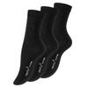 Ponožky dámské bio bavlna - zn. Yenita - 3 páry | Velikost: 35-38 | Černá