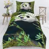Bavlněné povlečení 3D Panda
