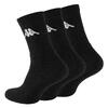 Pánské ponožky sportovní - zn. Kappa - 3 páry | Velikost: 43-46 | Černá