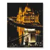 Malování podle čísel - Budapešť v noci