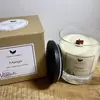 Sójová svíčka s dřevěným knotem - Mango