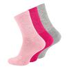 Dámské ponožky sportovní bavlněné - mix barev - 3 páry | Velikost: 35-38